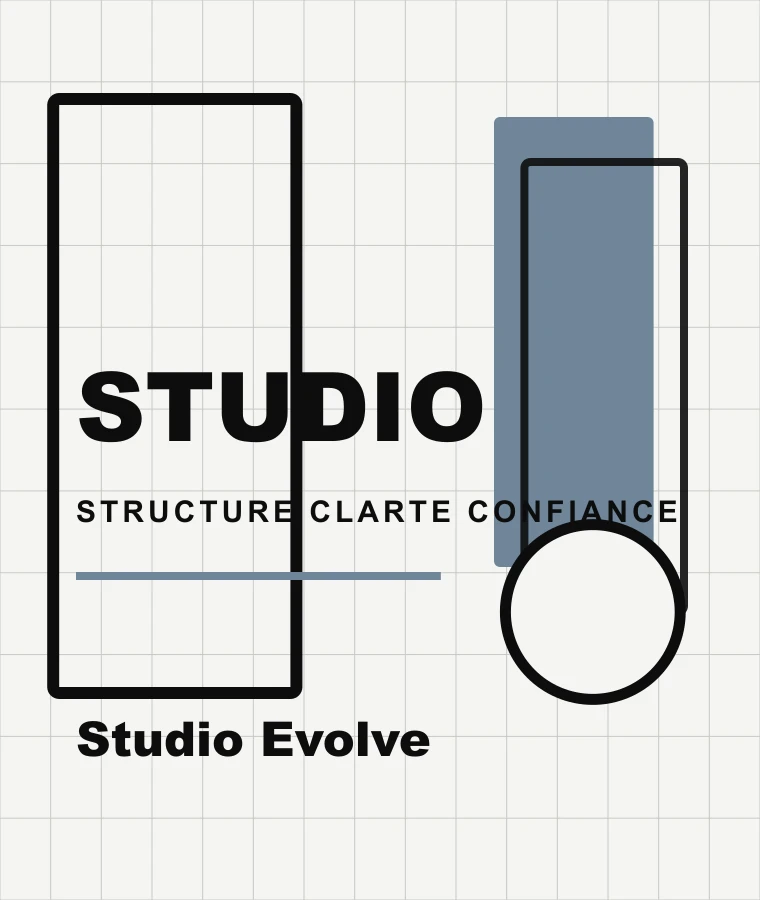 Portrait graphique du studio Evolve Graphic Design