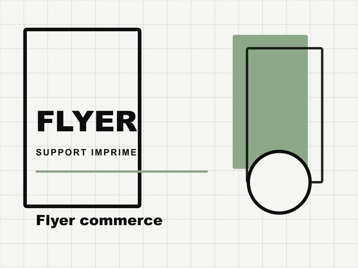 Flyer promotionnel pour un commerce local