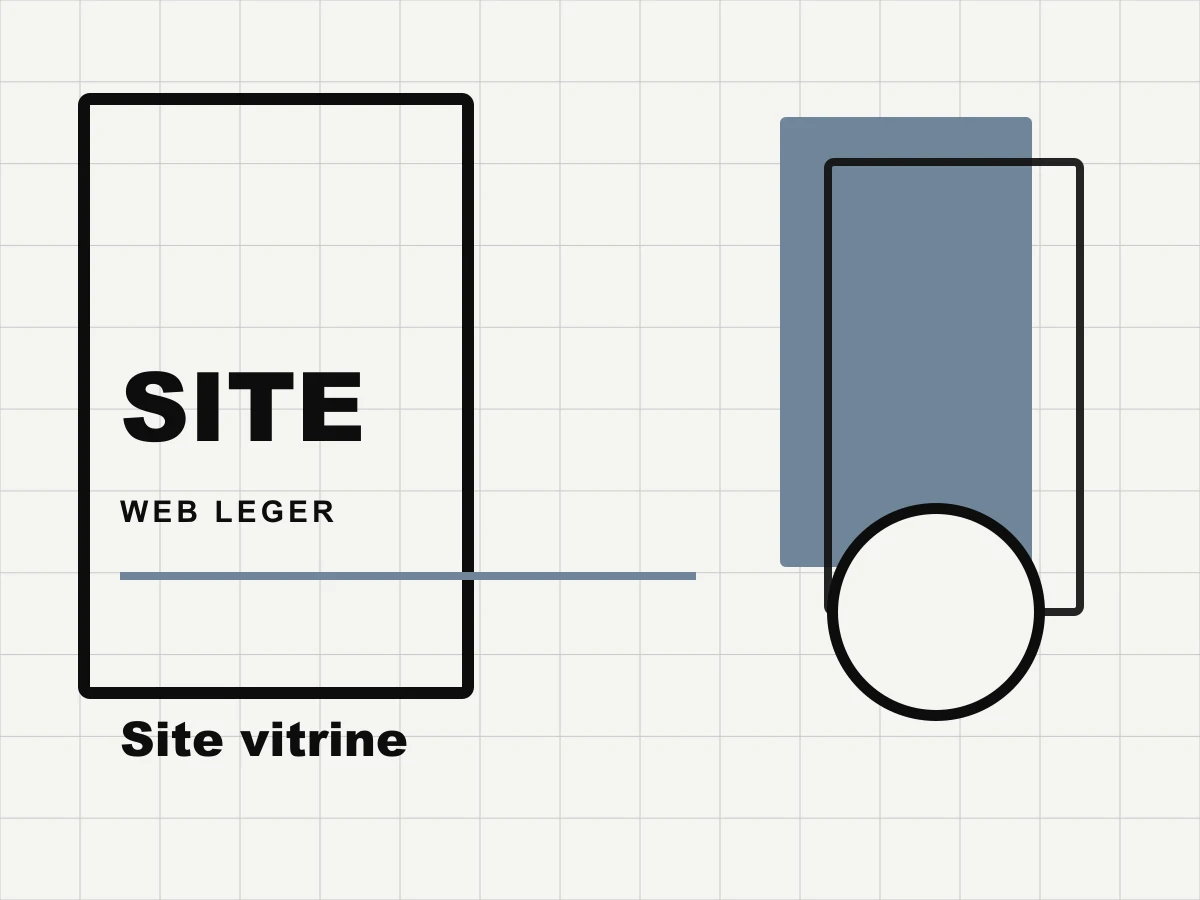 Maquette de site vitrine pour un entrepreneur